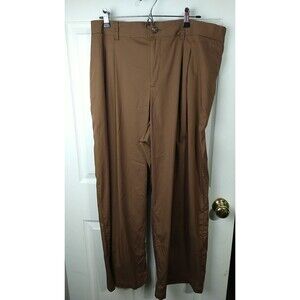 Lands End Woman 20W High Rise Poplin Crisp Chino Wide Leg Pants dress up or down